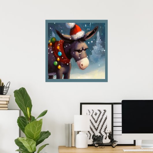 WeihnachtsDonkey 2 Poster (Heimbüro)