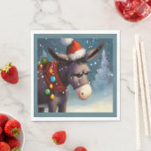 WeihnachtsDonkey 2 Serviette (Beispiel)