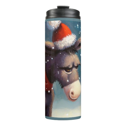 WeihnachtsDonkey 2 Thermosbecher (Vorderseite)