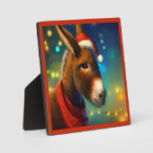 WeihnachtsDonkey 3 Fotoplatte (Vorderseite)