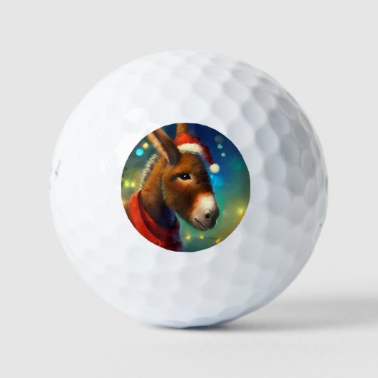 WeihnachtsDonkey (3) Golfball (Vorderseite)