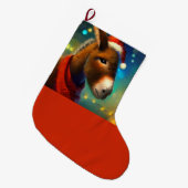 WeihnachtsDonkey 3 Großer Weihnachtsstrumpf (Vorderansicht (hängend))