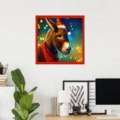 WeihnachtsDonkey 3 Poster (Heimbüro)
