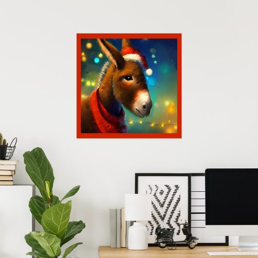 WeihnachtsDonkey 3 Poster (Heimbüro)
