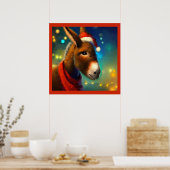 WeihnachtsDonkey 3 Poster (Küche)