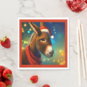 WeihnachtsDonkey 3 Serviette (Beispiel)