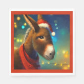 WeihnachtsDonkey 3 Serviette (Vorderseite)