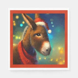 WeihnachtsDonkey 3 Serviette