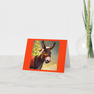 WeihnachtsDonkey 4 Feiertagskarte