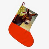 WeihnachtsDonkey 4 Großer Weihnachtsstrumpf (Vorderansicht (hängend))