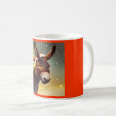 WeihnachtsDonkey 4 Kaffeetasse (VorderseiteRechts)