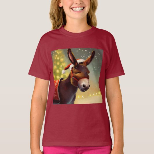 WeihnachtsDonkey 4 T-Shirt (Vorderseite)