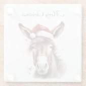WeihnachtsDonkey Glasuntersetzer (Rückseite)