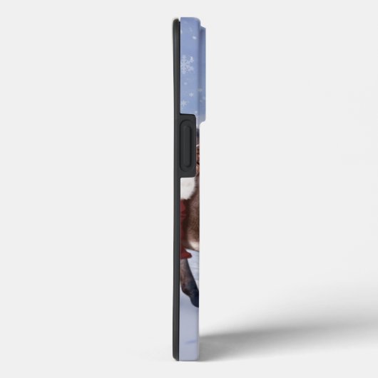 Weihnachtsdonkey mit lustigem rotem Hut Case-Mate iPhone Hülle (Rückseite / Rechts)