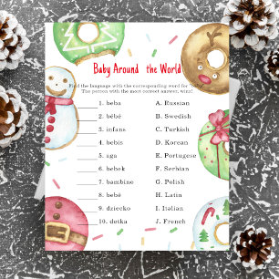 Weihnachtsdonuts - Baby auf der ganzen Welt