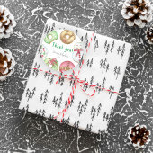 Weihnachtsdonuts Danke, Baby-Dusche Runder Aufkleber