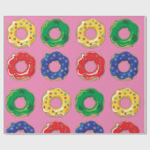 WeihnachtsDonuts Geschenkpapier (Flach)