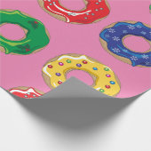 WeihnachtsDonuts Geschenkpapier (Ecke)