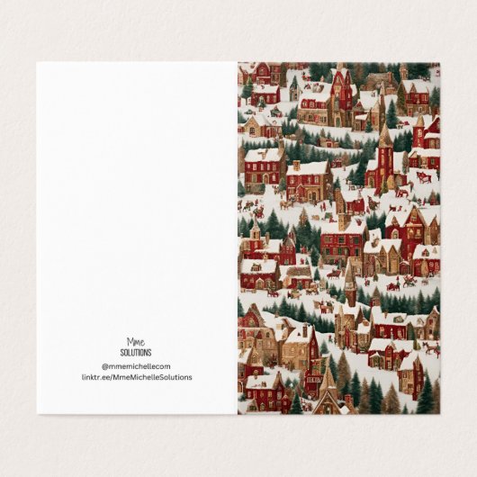 Weihnachtsdorf (Außenseite Aufgefaltet)