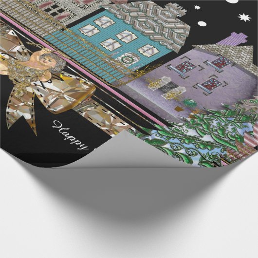 Weihnachtsdorf 15 ft geschenkpapier (Ecke)
