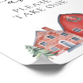 Weihnachtsdorf Baby Duwer Favoriten Schild (Ecke)