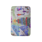 Weihnachtsdorf Badematte (Vorderseite Vertikal)