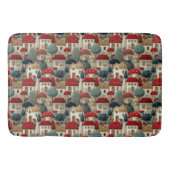 Weihnachtsdorf Badematte (Vorderseite)