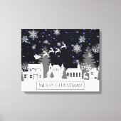 Weihnachtsdorf Canvas Print Leinwanddruck (Vorderseite)
