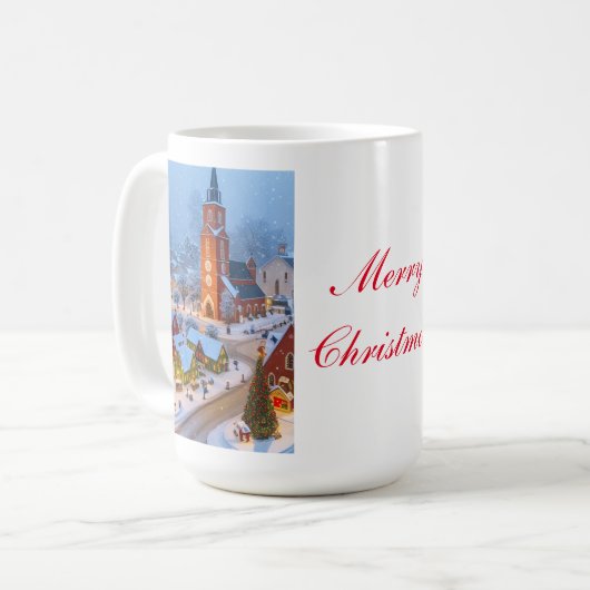 Weihnachtsdorf Classic Tasse (Vorderseite Links)