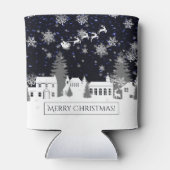 Weihnachtsdorf Cooler Dosenkühler (Rückseite)