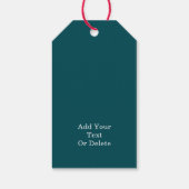 Weihnachtsdorf Custom Gift Tag Geschenkanhänger (Rückseite)