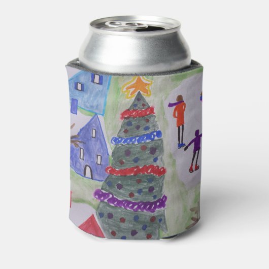 Weihnachtsdorf Dosenkühler (Kanne Rückseite)