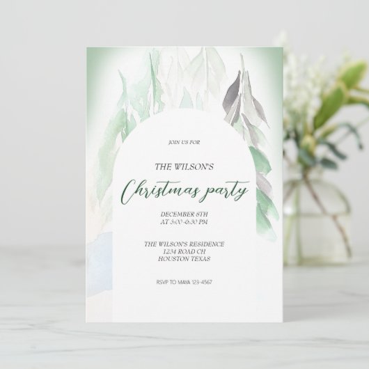 Weihnachtsdorf Einladung (Stehend Vorderseite)