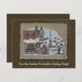 Weihnachtsdorf Einladung (Vorne/Hinten)
