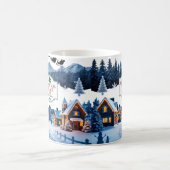 Weihnachtsdorf-Farbenwechselnde Tasse – Gemütliche (Mittel)