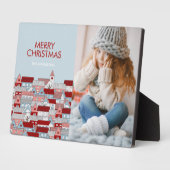 Weihnachtsdorf Ferienhaus Foto Tafel Plaque Fotoplatte (Seite)