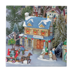 Weihnachtsdorf Fliese