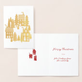 Weihnachtsdorf Folienkarte (Anzeige)