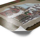 Weihnachtsdorf Fotodruck (Ecke)