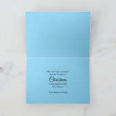 Weihnachtsdorf für Künstler Feiertagskarte (Innenseite)