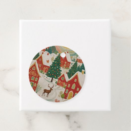 Weihnachtsdorf Geschenkanhänger (Beispiel)