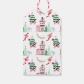 Weihnachtsdorf Geschenkanhänger (Rückseite)