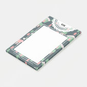 Weihnachtsdorf Gnome Lace Initial Business Post-it Klebezettel (angewinkelt)