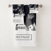 Weihnachtsdorf Handtuch Set (Insitu)