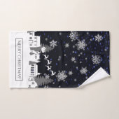 Weihnachtsdorf Handtuch Set (Handtuch)