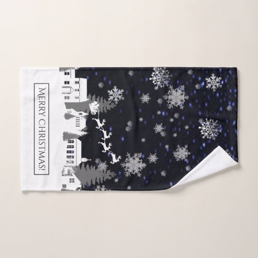 Weihnachtsdorf Handtuch Set (Handtuch)