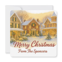 Weihnachtsdorf & Holly Foto