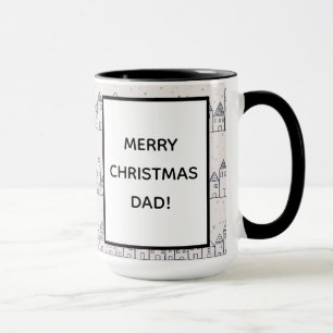 Weihnachtsdorf im Schnee färben Tasse