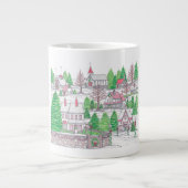 Weihnachtsdorf Jumbo Tasse (Vorderseite)