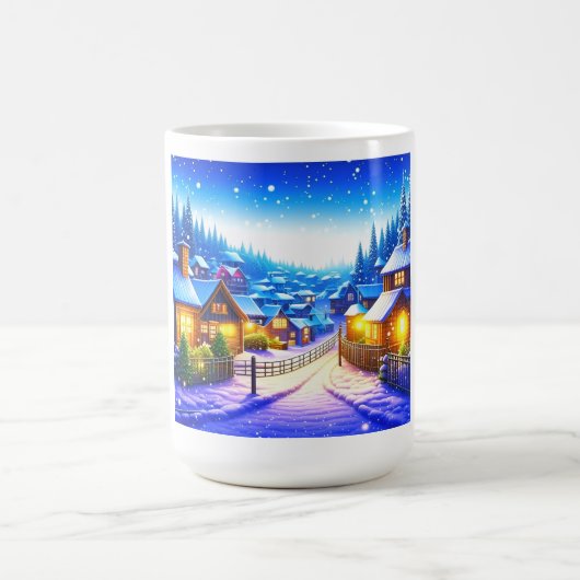 Weihnachtsdorf Kaffeetasse (Mittel)